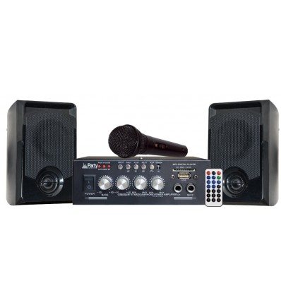 PARTY-KA100 Conjunto Karaoke con USB/SD y BLUETOOT