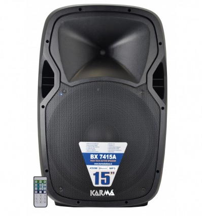 Karma BX 7415A Altavoz amplificado de15" 450W TWS, MP3, Bluetooth