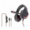 Karma GT 97R Auricularescascos Gamer para videojuegos con LED rojo