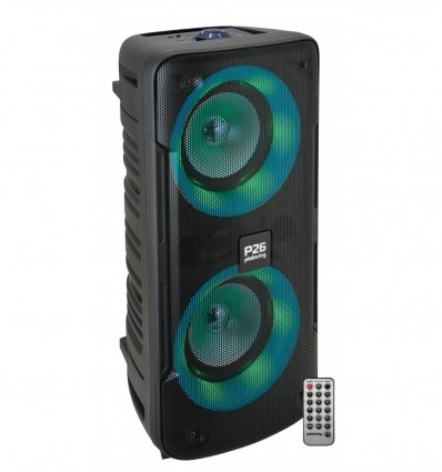 Karma PANTHER 26 Altavoz amplificado 50W con doble woofer y efectos multicolores