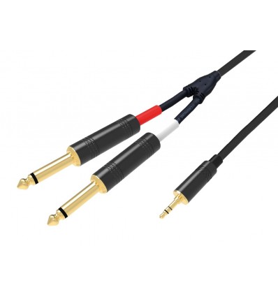 Karma RDM C43 Cable de 3,5 mm ST / 2x 6,3 mm m 3MT