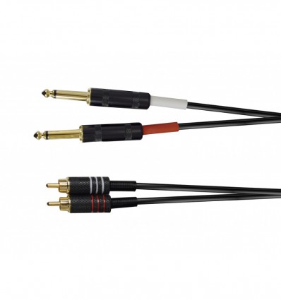 Karma RDM C83 Audio Cable 2 X Jack 6.3 Mono - 2 x RCA M