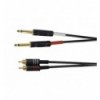 Karma RDM C83 Audio Cable 2 X Jack 6.3 Mono - 2 x RCA M