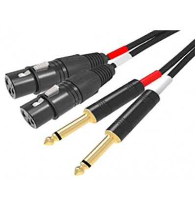 Karma RDM C93 Cable 2 x xlr f / 2 x 6.3 mm - 3mt