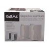 Karma BS 59BA Pareja de altavoces con alimentación de 35W (2.0 Canales, Alámbrico, RCA, 35 W, Negro)