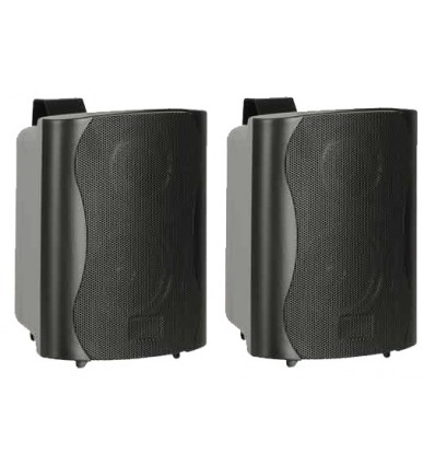 Karma BS 59BA Pareja de altavoces con alimentación de 35W (2.0 Canales, Alámbrico, RCA, 35 W, Negro)