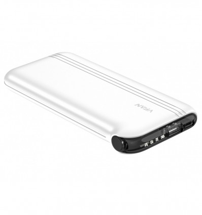 Karma F 10W PowerBank 10000MA con 4 cables 22.5W 10000MAH (BLANCO) para carga inalámbrica de Móviles