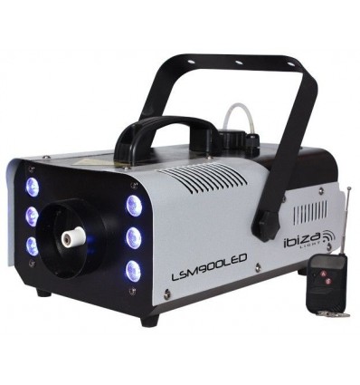 IBIZA LIGHT LSM900 LED Máquina de humo con efecto Led RGB y 900W