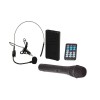 12" PORTABLE PA SYSTEM W/ 2 VHF MIC /USB-SD REC /VOX, BT