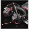 Karma GT 97R Auricularescascos Gamer para videojuegos con LED rojo