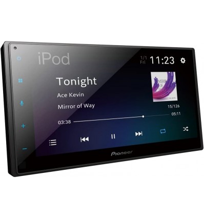 Pioneer SPH-DA360DAB Autorradio de pantalla táctil capacitiva 6,8" conexión inalámbrica con Apple CarPlay y Android Auto