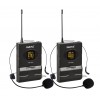 Karma SET 8302LAV Doble Micrófono inalámbrico UHF de diadema