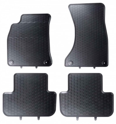 Alfombras de goma para Audi A4 B8 (2007 - 2015)