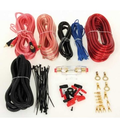 IBIZA SOUND KITCAR30A Kit de cables 30A para instalación sonido en coche conjunto amplificador/altavoces