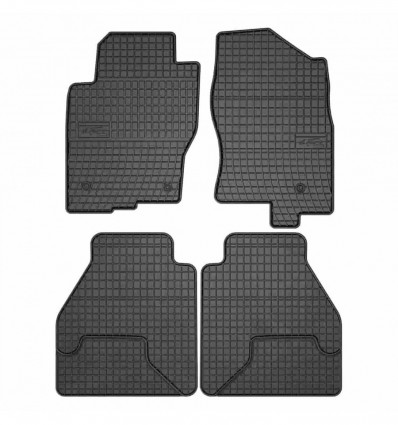 Alfombrillas de goma para Nissan Navara III - pickup, post lifting - (2010-2014)