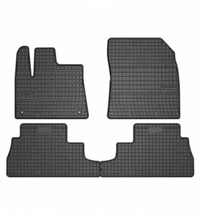 Alfombrillas de goma para Opel Combo D - kombivan, 1era y 2da fila - (2011-2018)