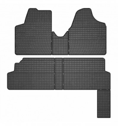 Alfombrillas de goma para Peugeot Expert II - van, 2da fila - (2006-2016)