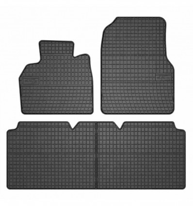 Alfombrillas de goma para Renault Espace IV - minivan, 1era y 2da fila - (2002-2014)