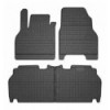 Alfombrillas de goma para Renault Kangoo II - kombivan, 1era y 2da fila - (2007-2021)