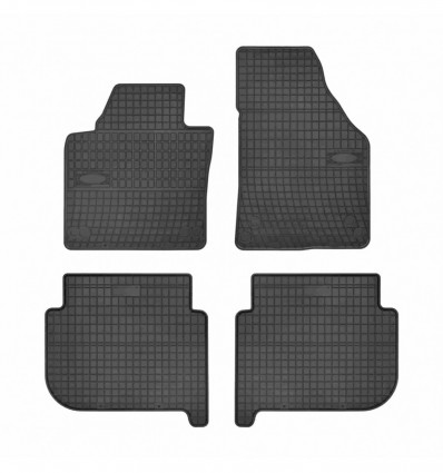 Alfombrillas de goma para Volkswagen Touran I - minivan, 1era y 2da fila, pre lifting - (2003-2010)