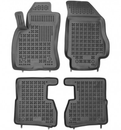 Alfombrillas caucho Fiat DOBLO II versions 5 passenger, 7 passenger(2010 - 2019)