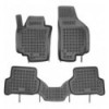 Alfombrillas caucho Seat ALTEA XL excluding versions with bluetooth module located under the drivers seat(2006 - 2015)