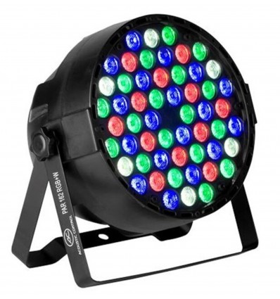 Acoustic Control PAR162 RGB+W Proyector profesional de 54 leds 162 W