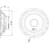 Alpine SXE-1750S Kit de Altavoces 2 vías 6,5" 16,5 cm 45 Watt RMS 280 Watt MAX con Woofer, Tweeter