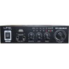 LTC MFA1200USB-BT-BL - Amplificador para karaoke (estéreo, 2 x 50 W) con Bluetooth