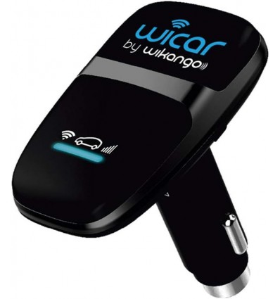 Wikango WK-WICAR Dispositivo/router WI-FI para el Coche, SIM 3G y 4G, MAX. 10 usuarios