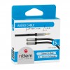 Karma RDM CL270-15 Cable de audio de 15 cm con conectores 3.5 mm m/2xf ST