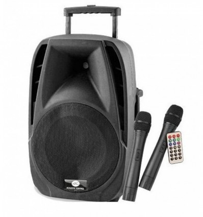 Acoustic Control PORTABLE 12 Altavoz portátil de 12"con batería de 400W + Trípode Karma TL-152P