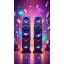 Altavoces e Iluminación para fiestas