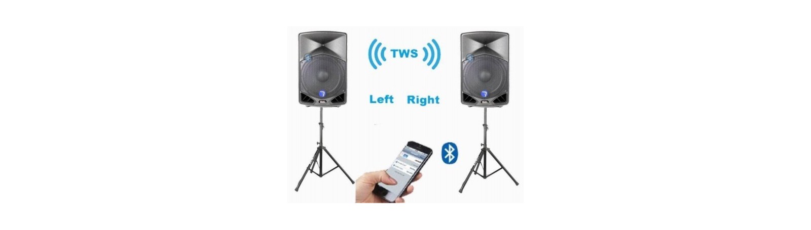 Altavoces portátiles para eventos